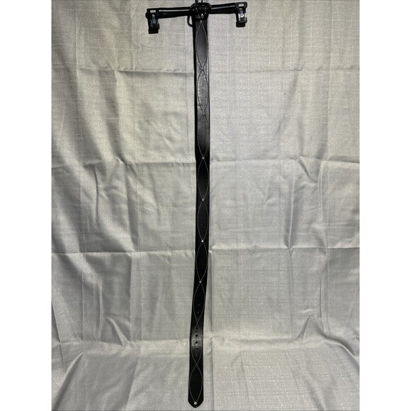 Rhinestone Belts Western circular Crystal Bling Studded Black Leather 49 in. - Picture 7 of 7